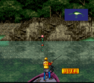 Screenshot Thumbnail / Media File 1 for Oomono Black Bass Fishing - Jinzouko Hen (Japan)