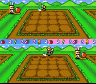 Screenshot Thumbnail / Media File 1 for Oraga Land Shusai - Best Farmer Shuukakusai (Japan) (Sample)