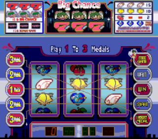 Screenshot Thumbnail / Media File 1 for Pachi-Slot Kanzen Kouryaku - Universal Shindai Nyuuka Volume 1 (Japan)