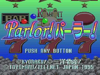 Screenshot Thumbnail / Media File 1 for Parlor! Parlor! (Japan)