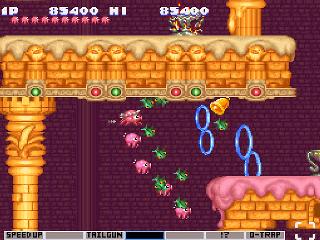 Screenshot Thumbnail / Media File 1 for Parodius - Non-Sense Fantasy (Europe)