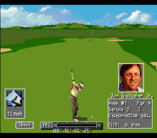 Screenshot Thumbnail / Media File 1 for PGA Tour '96 (USA)