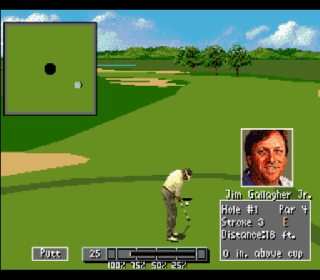 Screenshot Thumbnail / Media File 1 for PGA Tour '96 (USA)