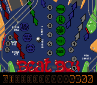 Screenshot Thumbnail / Media File 1 for Pinball Dreams (Europe) (Beta)