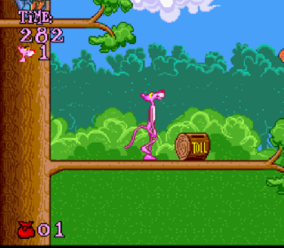 Screenshot Thumbnail / Media File 1 for Pink Panther in Pink Goes to Hollywood (Europe)