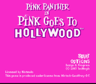 Screenshot Thumbnail / Media File 1 for Pink Panther in Pink Goes to Hollywood (Europe)