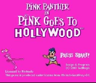Screenshot Thumbnail / Media File 1 for Pink Panther in Pink Goes to Hollywood (USA)