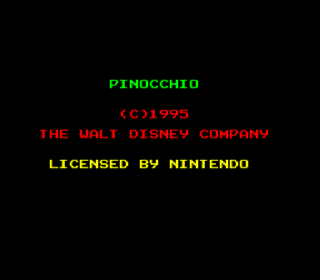 Screenshot Thumbnail / Media File 1 for Pinocchio (Europe)