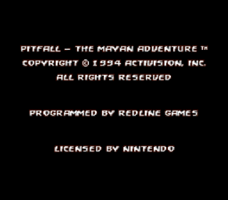 Screenshot Thumbnail / Media File 1 for Pitfall - The Mayan Adventure (Europe)