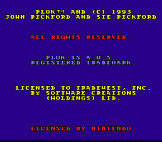 Screenshot Thumbnail / Media File 1 for Plok! (Germany)