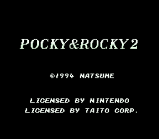 Screenshot Thumbnail / Media File 1 for Pocky & Rocky 2 (Europe)