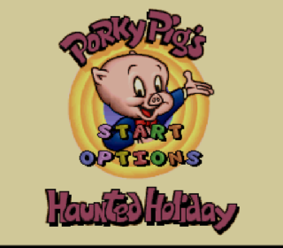 Screenshot Thumbnail / Media File 1 for Porky Pig's Haunted Holiday (Europe)
