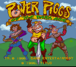 Screenshot Thumbnail / Media File 1 for Power Piggs of the Dark Age (Europe) (Beta)