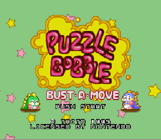 Screenshot Thumbnail / Media File 1 for Puzzle Bobble - Bust-A-Move (Europe)