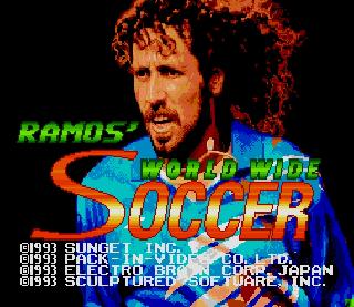Screenshot Thumbnail / Media File 1 for Ramos Rui no World Wide Soccer (Japan)