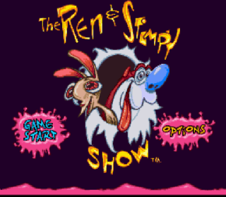 Screenshot Thumbnail / Media File 1 for Ren & Stimpy Show, The - Time Warp (Europe)