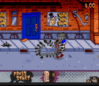 Screenshot Thumbnail / Media File 1 for Ren & Stimpy Show, The - Time Warp (Europe)