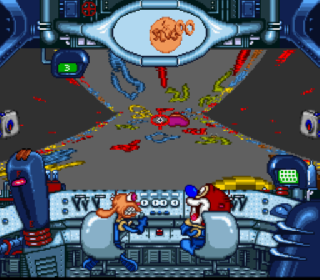 Screenshot Thumbnail / Media File 1 for Ren & Stimpy Show, The - Time Warp (Europe)