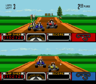 Screenshot Thumbnail / Media File 1 for Road Riot 4WD (Europe)