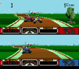 Screenshot Thumbnail / Media File 1 for Road Riot 4WD (USA) (Beta)