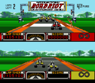 Screenshot Thumbnail / Media File 1 for Road Riot 4WD (USA) (Beta)