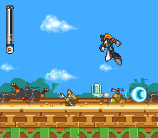 Screenshot Thumbnail / Media File 1 for Rockman 7 - Shukumei no Taiketsu! (Japan) (Sample)