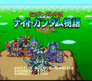 Screenshot Thumbnail / Media File 1 for SD Gundam Gaiden - Knight Gundam Monogatari - Ooinaru Isan (Japan) (Rev A)