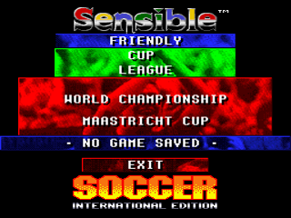 Screenshot Thumbnail / Media File 1 for Sensible Soccer - International Edition (Europe) (En,Fr,De,It)