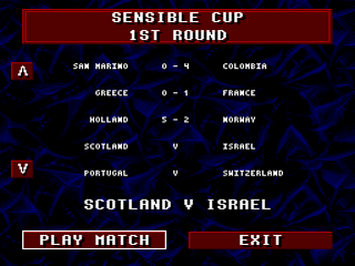 Screenshot Thumbnail / Media File 1 for Sensible Soccer - International Edition (Europe) (En,Fr,De,It)