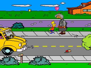 Screenshot Thumbnail / Media File 1 for Simpsons, The - Bart no Fushigi na Yume no Daibouken (Japan)