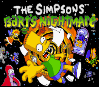 Screenshot Thumbnail / Media File 1 for Simpsons, The - Bart's Nightmare (Europe)