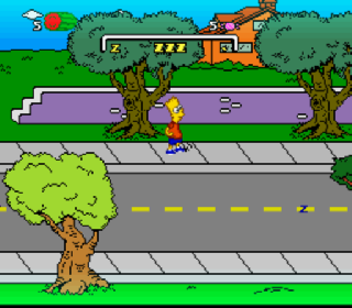 Screenshot Thumbnail / Media File 1 for Simpsons, The - Bart's Nightmare (Europe)