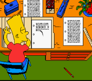 Screenshot Thumbnail / Media File 1 for Simpsons, The - Bart's Nightmare (Europe)