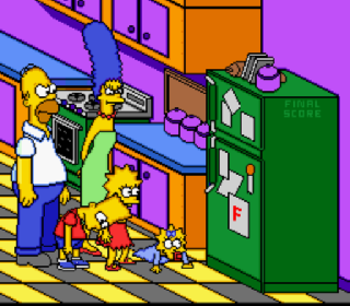 Screenshot Thumbnail / Media File 1 for Simpsons, The - Bart's Nightmare (Europe)