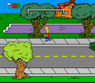 Screenshot Thumbnail / Media File 1 for Simpsons, The - Bart's Nightmare (USA)
