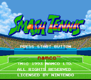 Screenshot Thumbnail / Media File 1 for Smash Tennis (Europe)