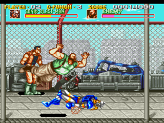 sonic blast man 2 snes cover
