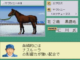 Screenshot Thumbnail / Media File 1 for Stable Star - Kyuusha Monogatari (Japan)