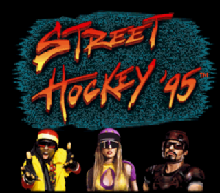 Screenshot Thumbnail / Media File 1 for Street Hockey '95 (USA) (Beta)