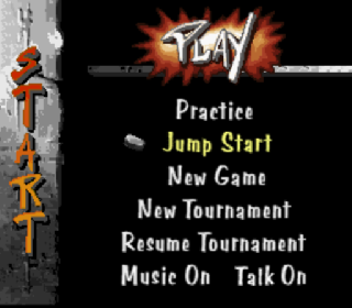 Screenshot Thumbnail / Media File 1 for Street Hockey '95 (USA) (Beta)