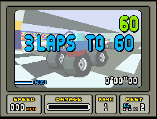 Screenshot Thumbnail / Media File 1 for Stunt Race FX (USA)