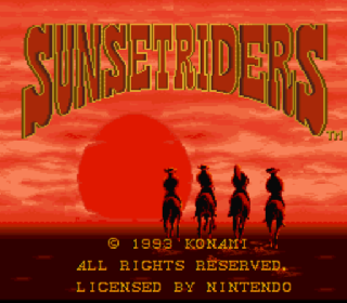 Screenshot Thumbnail / Media File 1 for Sunset Riders (Europe)