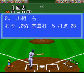 Screenshot Thumbnail / Media File 1 for Super 3D Baseball (Japan)