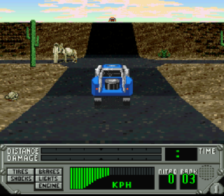 Screenshot Thumbnail / Media File 1 for Super 4WD - The Baja (Japan)