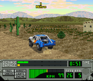Screenshot Thumbnail / Media File 1 for Super 4WD - The Baja (Japan)