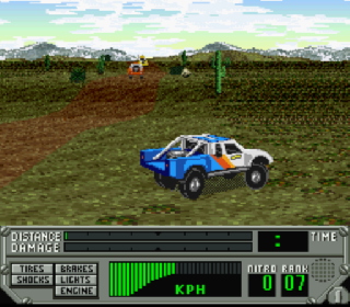 Screenshot Thumbnail / Media File 1 for Super 4WD - The Baja (Japan)