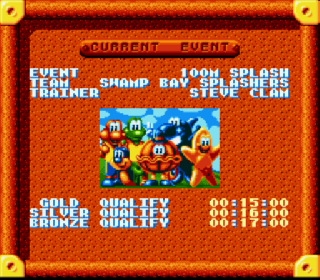 Screenshot Thumbnail / Media File 1 for Super Aquatic Games, The (USA) (Beta)