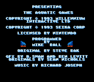 Screenshot Thumbnail / Media File 1 for Super Aquatic Games, The (USA)