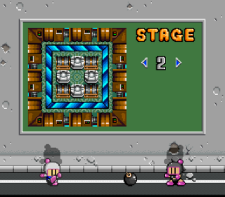 Screenshot Thumbnail / Media File 1 for Super Bomberman 2 - Caravan Event Ban (Japan)