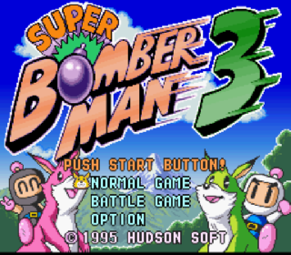 Screenshot Thumbnail / Media File 1 for Super Bomberman 3 (Japan) (Beta)